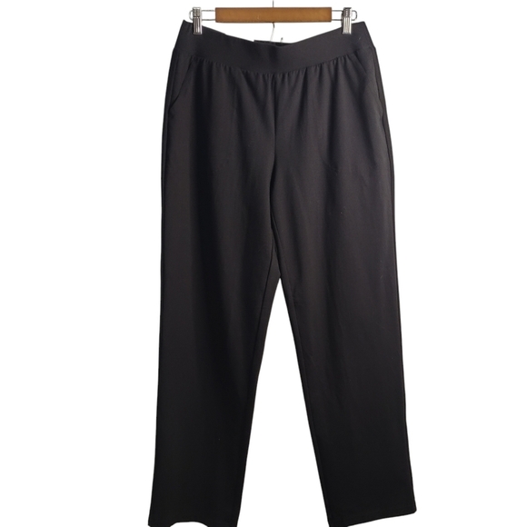 Croft & Barrow Women's Mid Waist Straight/Wide Leg Stretch Casual Pants Sz M NWT - Picture 1 of 9